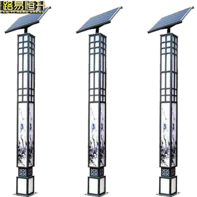 仿古太阳能景观路灯户外米景观灯led公园景区复古小区灯笼中式灯