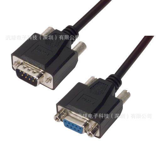 L-COM CSMNB9MF 优良9针屏蔽D-Sub线缆DB9公头/DB9母头 现货