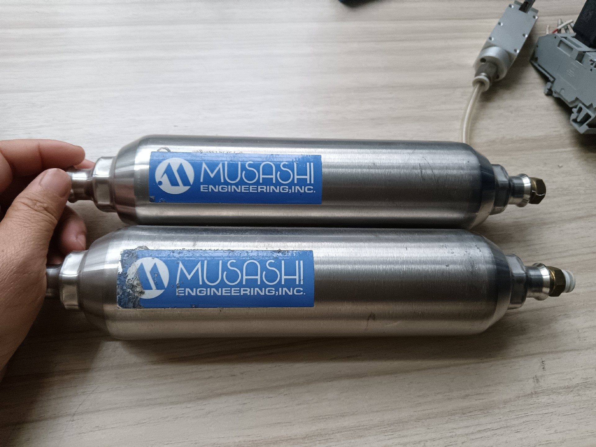 MUSASHI武藏点胶机配件，费斯托储气罐