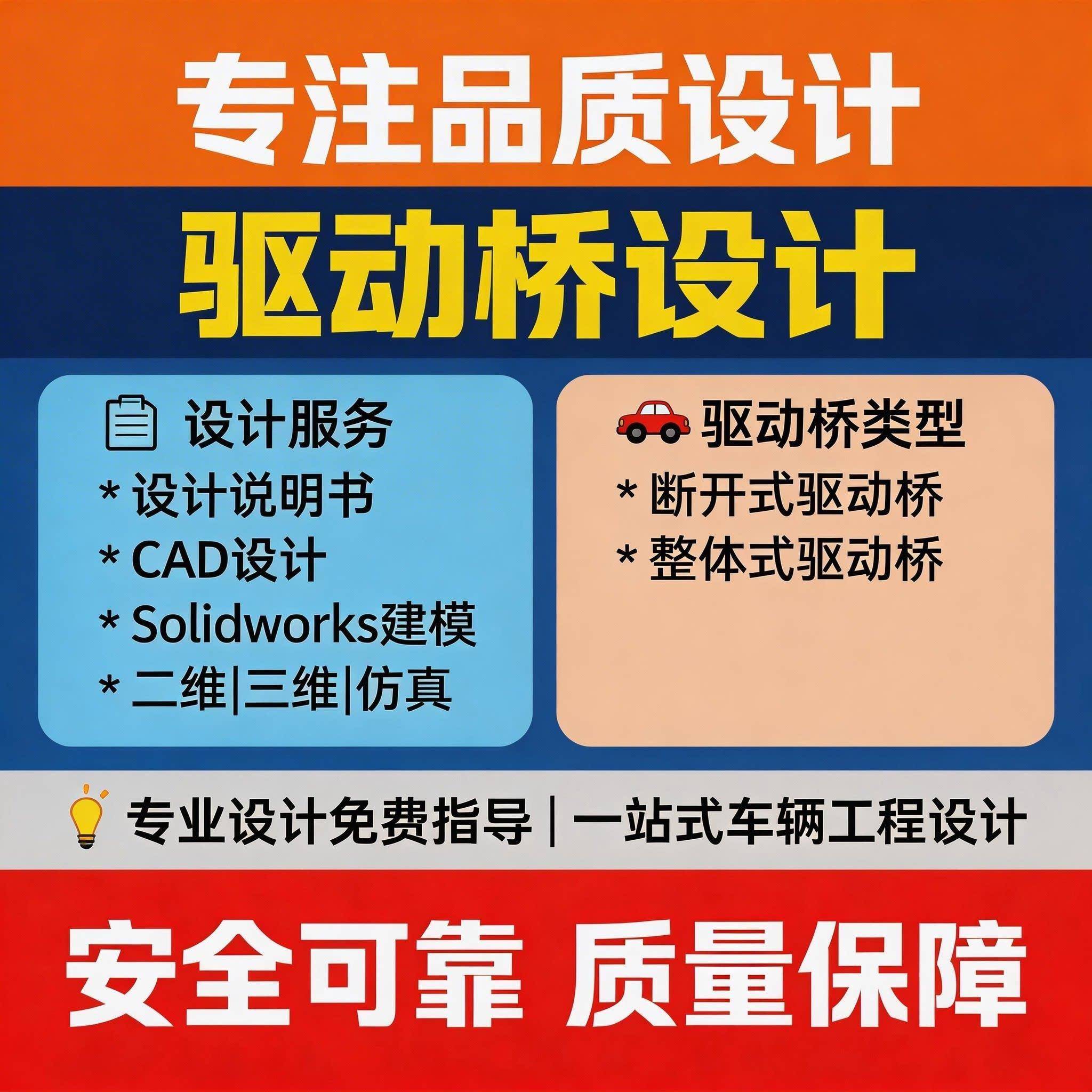 驱动桥车辆工程设计制动器减速器离合器悬架底盘设计三维建模彷真图片
