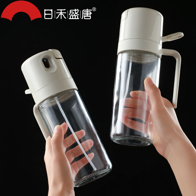 喷倒两用喷油壶防漏油罐玻璃喷雾油瓶厨房家用酱油醋调料瓶大容量