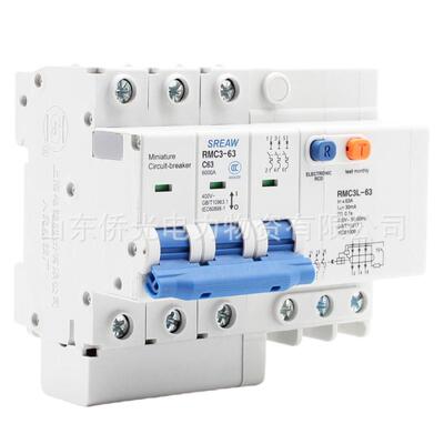 上海人民电器RMC3L-32/63 3P+N32A40A63A漏电断路器 RMC1L-50