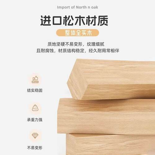 全实木床现简约.8米双人床家用1卧1.5米床出主租MKN房1.2米单人代
