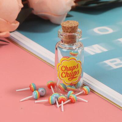 1/12 Dollhouse Miniature Food Dessert Sugar Lollipops With
