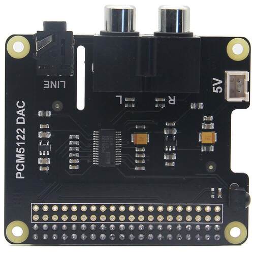 树莓派 Raspberry Pi 扩展板声卡 TI HiFi 立体声 DAC芯片PCM5122