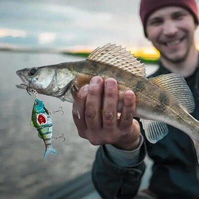 Top Water Bass Fishing Lures Multi-Jointed Bass And Trout