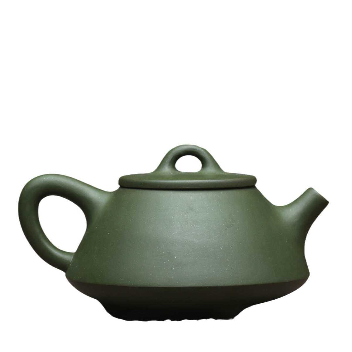 墨绿泥套装批发茶壶茶具瓢莲蓬礼品石民国宜兴绿原矿紫砂壶泥