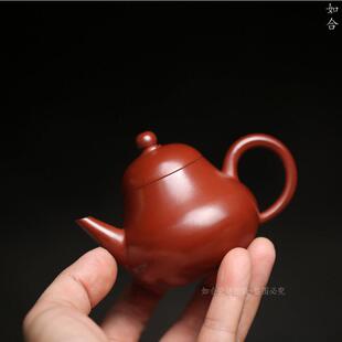 覆古 剑式梨壶 把宜兴紫砂泥KIE吴建强功夫茶壶好手壶出水断水朱