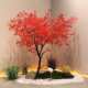 叶树室内外大型酒店装 饰仿真摆件红枫造景树度假区枫树假枯枝