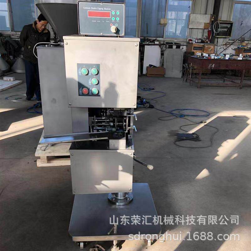 全自动液压气动扭结灌肠机红肠真空灌肠机器定量灌装打卡一体机