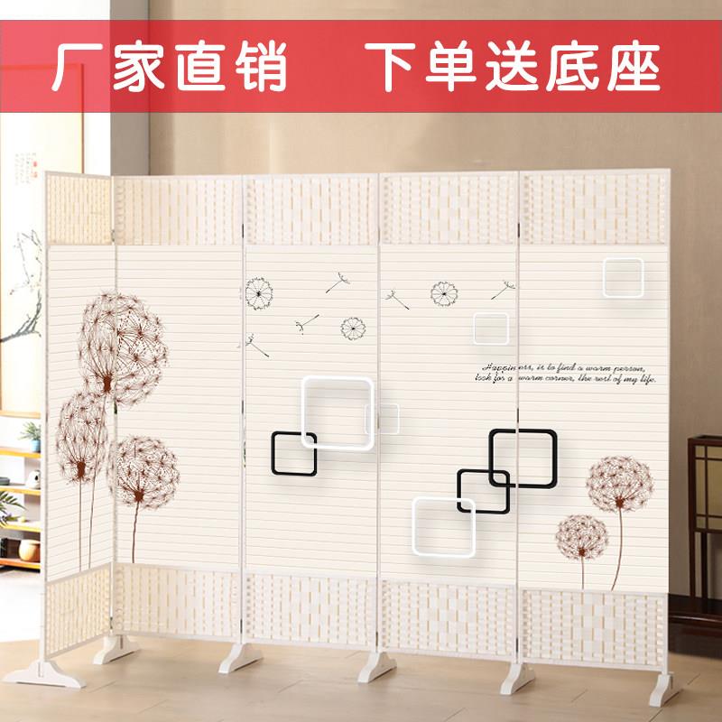 家用隔断客厅折叠屏风卧室可移动遮挡现代简约玄关办公室中式折屏