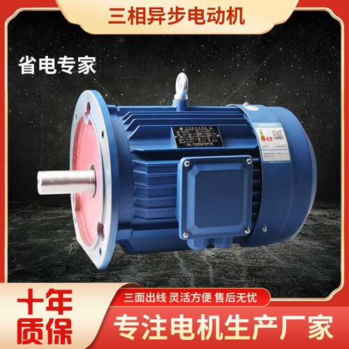 FL电机三相异步电动机4PB5铁壳风机减速机空压机马达380V22W