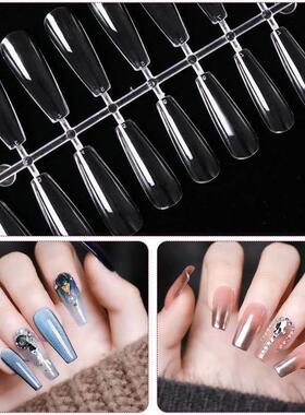 ..240 Pcs Nail Tips Extension System Soft Gel X Fake Nail Sc