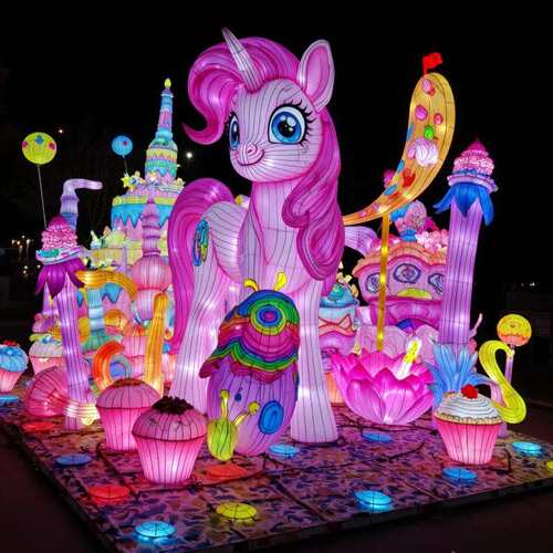 [折扣价】卡通动物中秋元宵节彩灯制作水上组合景区民宿亮化装置