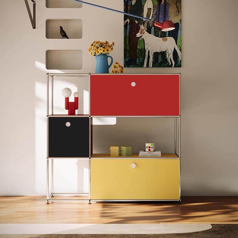 中古USM模块餐边柜不锈钢斗柜书柜ins储物边柜置物收纳柜子电视柜,住宅家具,餐边柜,淘宝优惠券,粉丝福利购,淘宝优惠卷