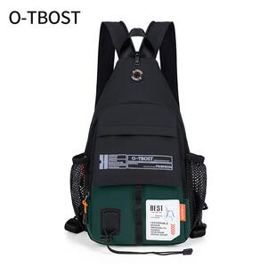 户外旅行儿童外出小背包轻便可爱春游男童胸包潮小学生单肩斜挎包