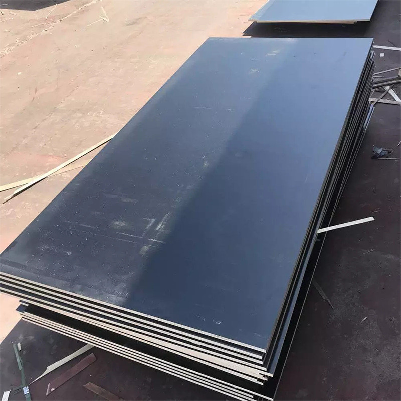 黑色覆模板双面建筑模板清水覆膜板工地支模木板建筑木模板厂家