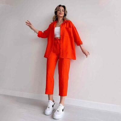 Shirt, coat, 9-piece sports Harlan pants, two-piece set