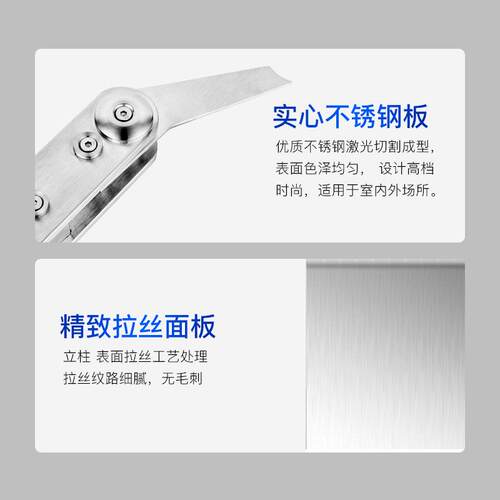 304不BBS-104锈栏杆立柱/别墅楼梯扶钢手件/约楼梯阳台扶配手简立