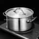 复底高身汁锅不锈钢底厚底柄222汤锅烘焙锅西餐式 奶酱汁锅双烘焙