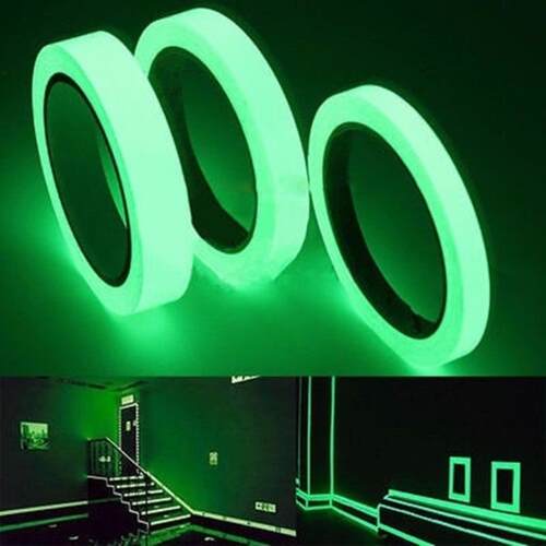 Reflective PET Glow in The Dark Green Luminous Emergency Lin
