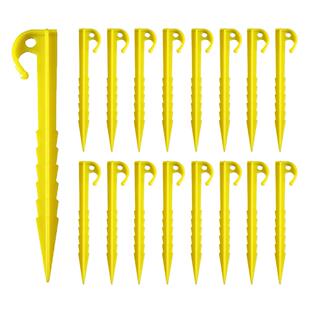 品质帐篷地钉帐篷配件14.5cm锯齿塑料地钉野餐垫防风固定钉