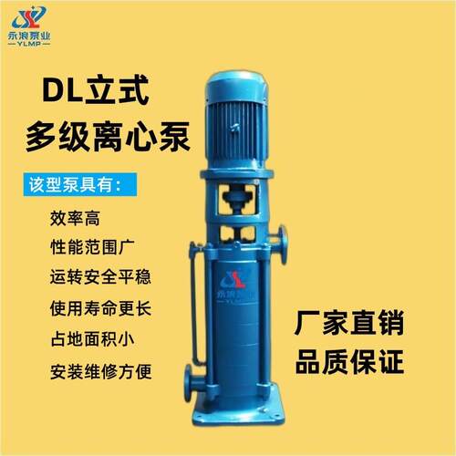 直销DL立式多级离心泵高层建筑供水增压泵DLR热水循环锅炉补水泵