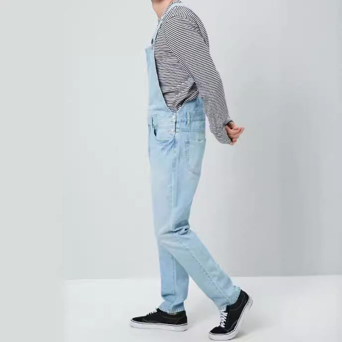 Men Pants Jumpsuit Jeans Overalls Overalls Denim Mens