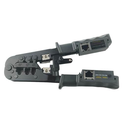 三用网线钳带测试仪器RJ45测线器压线钳4P6P8P网线工具钳CAT6网钳