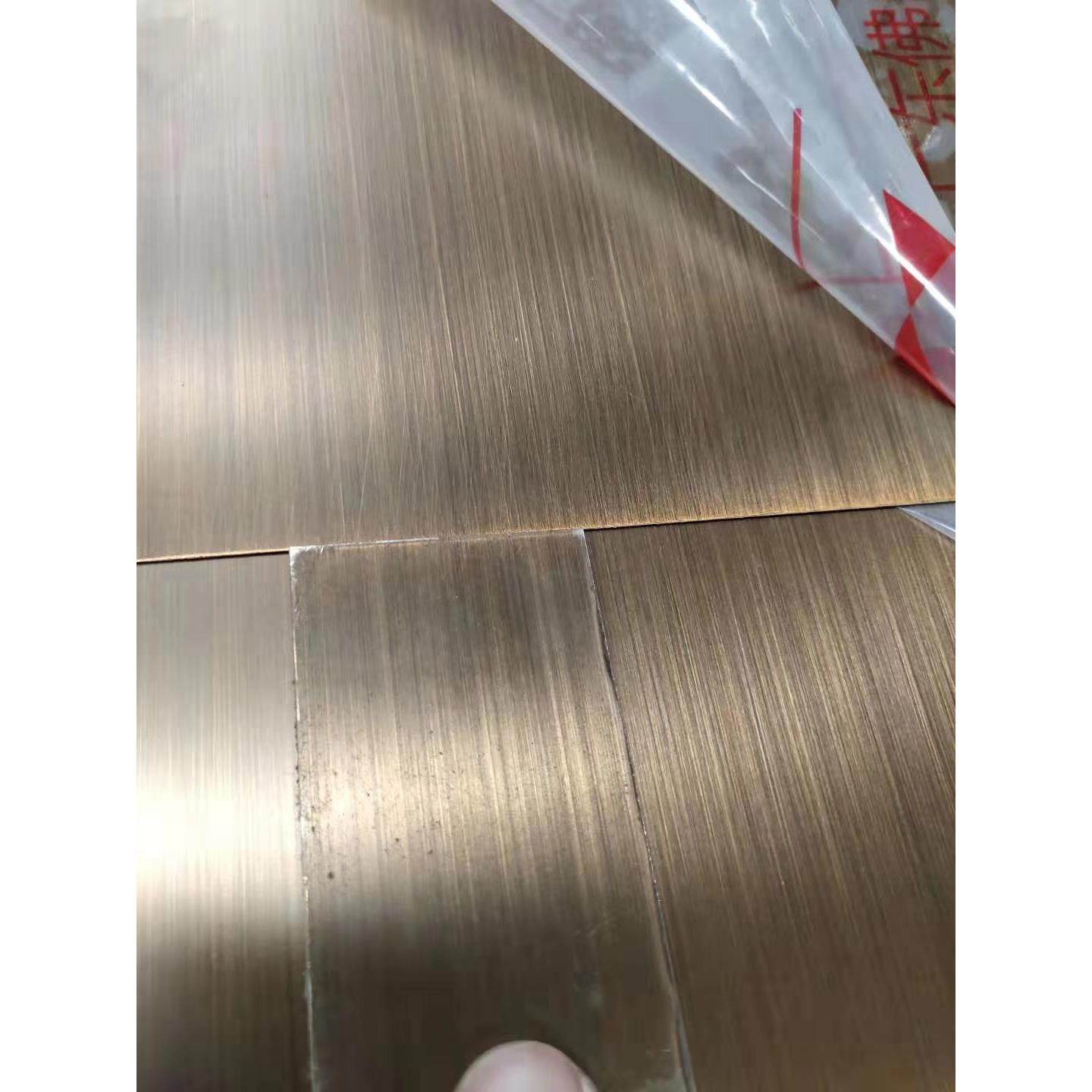 手拉丝红古铜工 青古铜不发黑04锈498钢 仿古不锈 钢 古铜 铜板