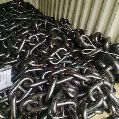16*64有档锚链焊档锚链船用链条一级锚链490锚链船用捆扎链条