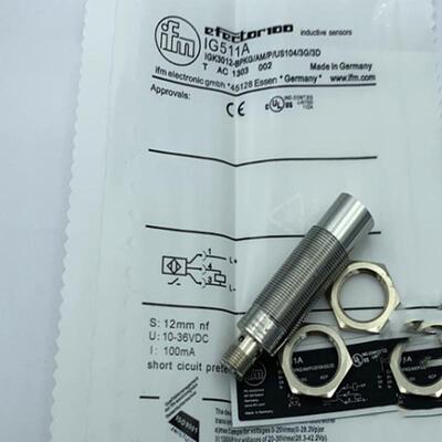 耐碰撞全金属电感式接近开关IG511A IG501A 接近开PNP 常开