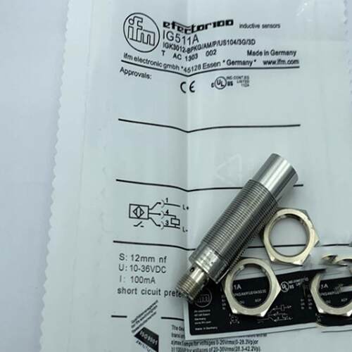 耐碰撞全金属电感式接近开关IG511A IG501A 接近开PNP 常开