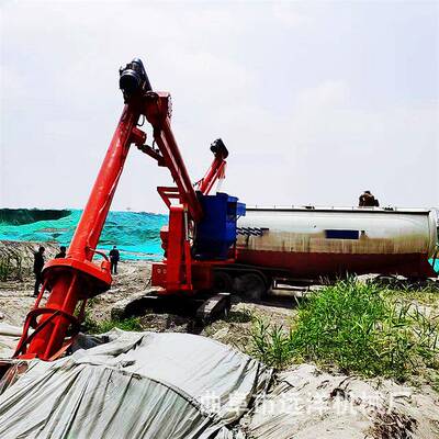 式动大绞水泥装罐车抽OOF灰移机遥控式螺旋输送龙机
