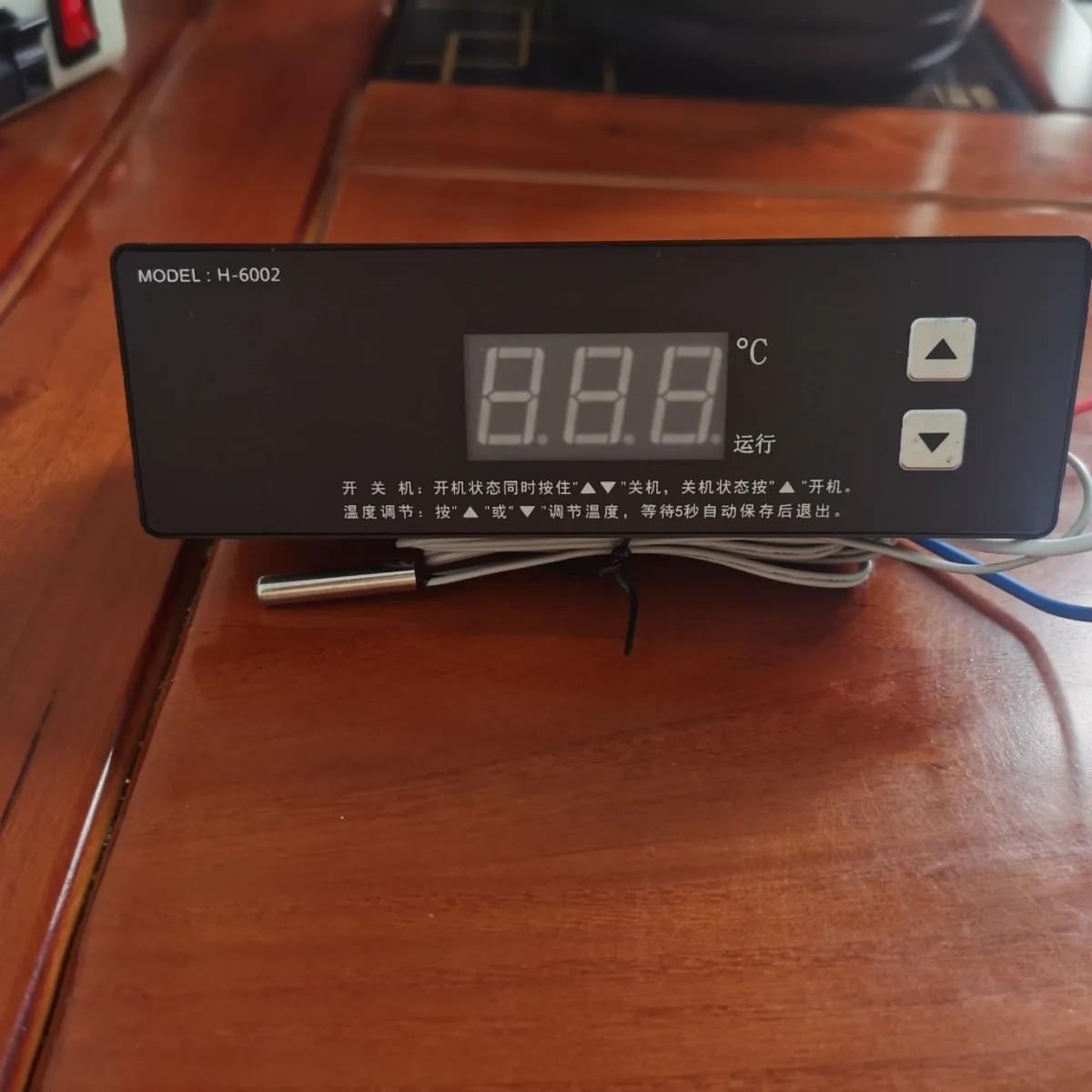 H-6002单温 智能数字显示温控器电子温控仪冷柜温控仪