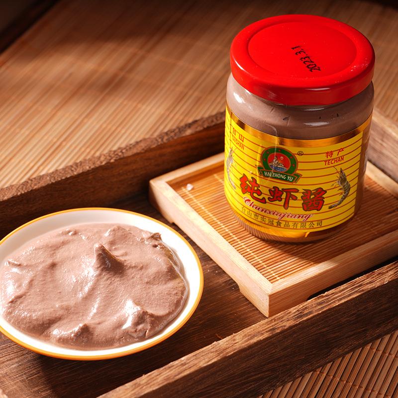 广东虾酱家用海鲜原味鲜虾酱海岛下饭酱手工纯凉拌菜调料酱料