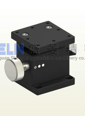 供应Z轴LWGZ40燕尾槽型手动微调平台齿轮齿条驱动滑台ZLFG40