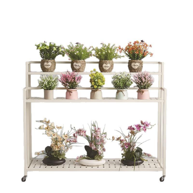 简约室内花架子多层落地可移动花架厂家供应花园阳台绿植花卉架子