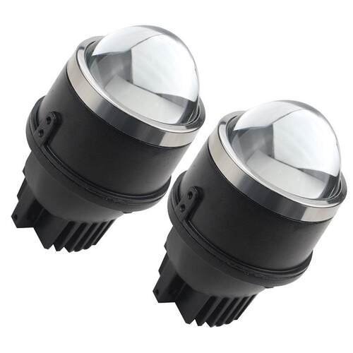 跨境汽车3寸LED双光雾灯防水大灯40W通用双光雾灯汽车LED雾灯