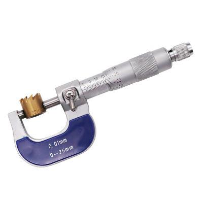 外径千分尺0-25mm千分尺分厘卡螺旋测微器丝卡0.01mm