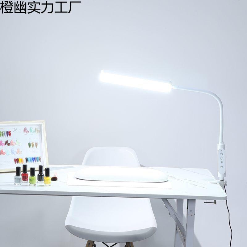 新款家用台灯美甲桌面照明灯美甲拍照补光灯院美甲店护眼夹子台灯
