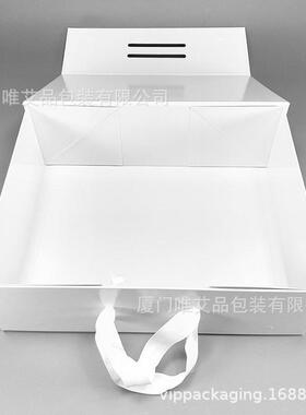 四角磁铁手提盒特黑色磁粉色系折叠盒礼品盒价优惠ISA系新款翻盖