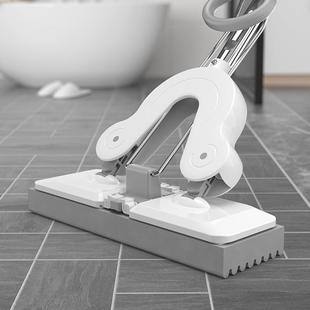 大号平板海绵拖把免手洗家用懒人一拖净地拖布吸水胶棉头替换墩布