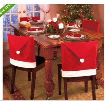 Christmas Chair Cover Hat Christmas Day圣诞节
