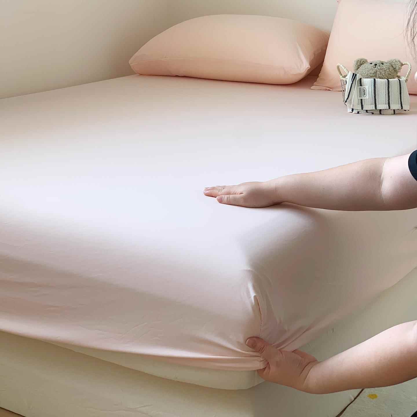 夏天A类单自然凉271感小冰皮床笠冰丝床件罩席梦思床垫保三护套件