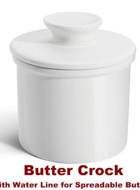 French Butter Crock Ceramic Butter Keeper French Butter Dish