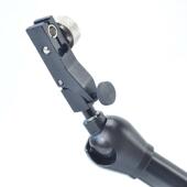 开关式 磁力座百分表千分表杠表3架杆机械万向磁性表支座322PB65加