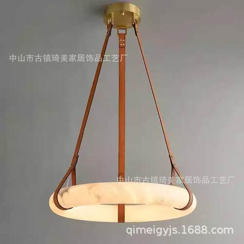 现代仿云石吊灯别墅客厅轻奢创意设计师吧台餐厅灯北欧书房卧室灯