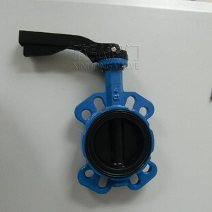 D71X手动对夹式 蝶阀脱销法兰三偏心电动欣弘阀门