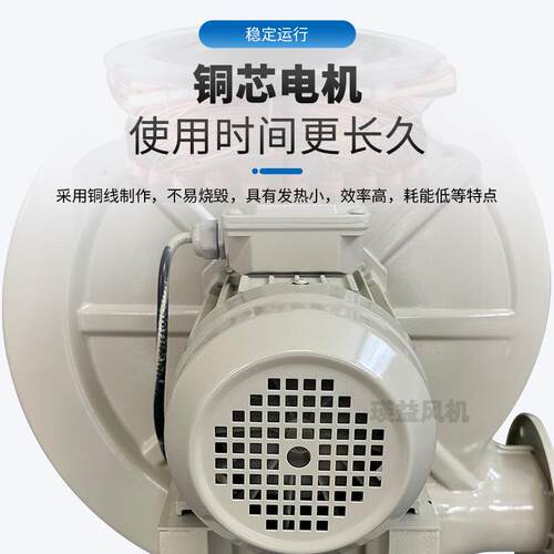 TZY系列中压风机TZY-250工业离心式抽风机功率250W风量12